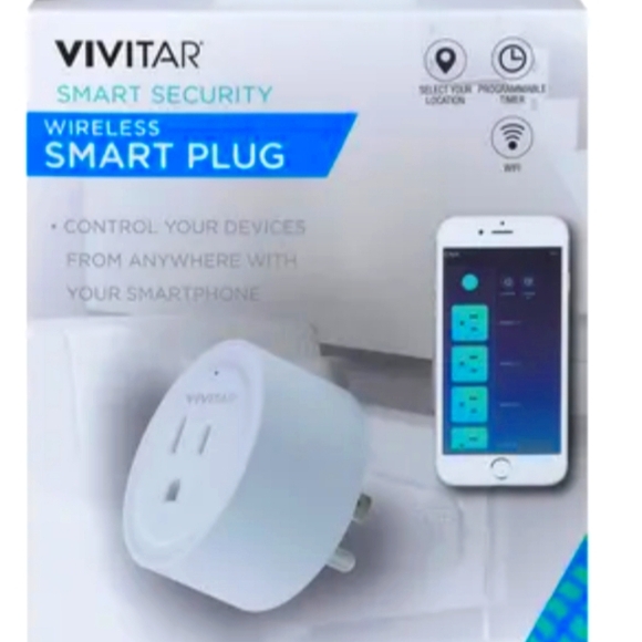 VIVITAR Smart Security Wireless Smart Plug - Picture 1 of 14
